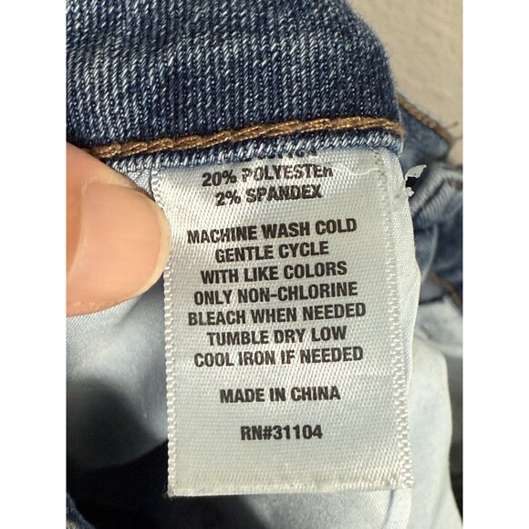 True Craft Cargo Bootcut Stretch Denim Jeans Womens Size 12 Mid Rise Gorpcore - Picture 10 of 11